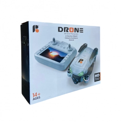 Leerfei R08 HD Kameralı Akıllı Engel Aşabilen Drone | Çift Batarya | Ekranlı Kumanda