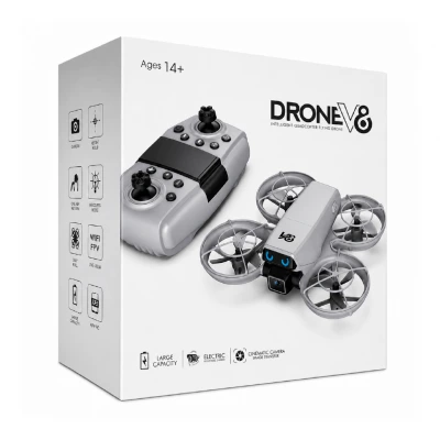 V86 Sinematik Kameralı Quadcopter Mini Drone | Headless Mode