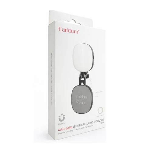 Earldom BL05 Katlanabilir Aynalı Magsafe Led Selfie Işığı | 3 Ton Işık