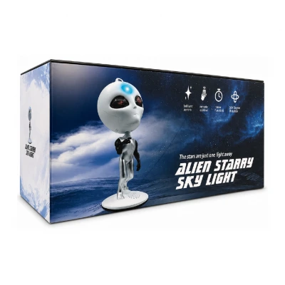 Leerfei MXS-008 Uzaylı Led Galaxy Gece Lambası Uzaktan Kumandalı | Bluetooth Speaker