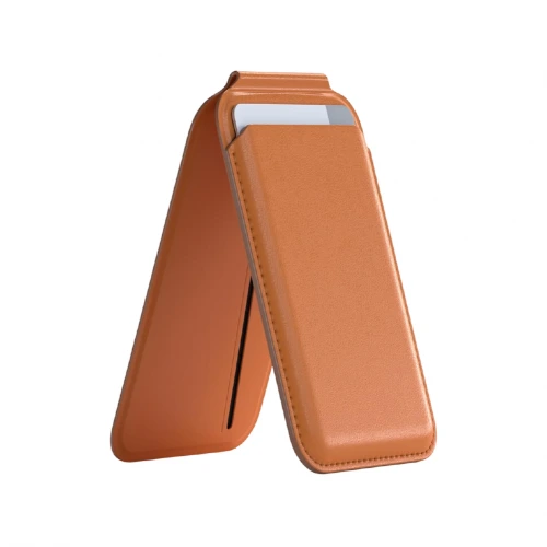 Magsafe Uyumlu Standlı Deri Kartlık | Cüzdan