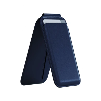 Magsafe Uyumlu Standlı Deri Kartlık | Cüzdan