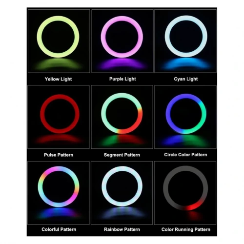 MJ26 Halka Led 10" RGB Selfie Işığı | Tripod