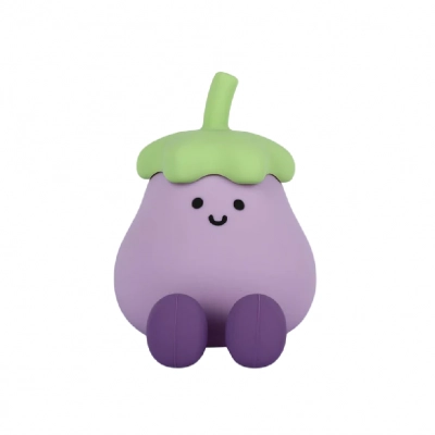 Patlıcan Figürlü Masaüstü Dokunmatik Gece Lambası| 2 Farklı Mod