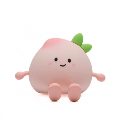 Şeftali Figürlü Masaüstü Dokunmatik Gece Lambası| 3 Farklı Mod