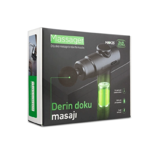 Subzero Max25 Taşınabilir Masaj Aleti Subzero Max25 Taşınabilir Masaj Aleti