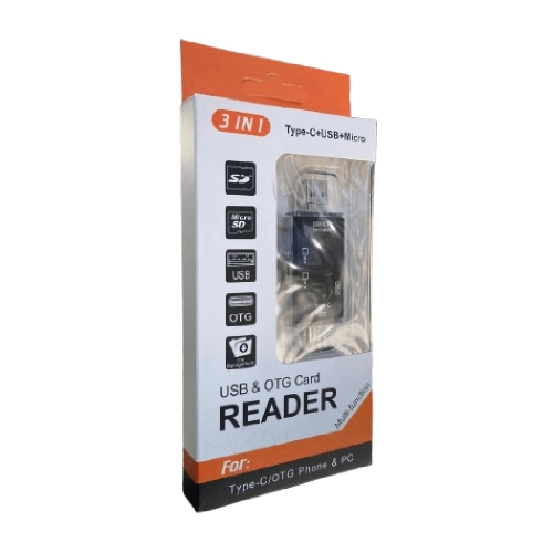 Yk Design YK-3545 USB OTG 3in1 Çoklu Kart Okuyucu Yk Design YK-3545 USB OTG 3in1 Çoklu Kart Okuyucu