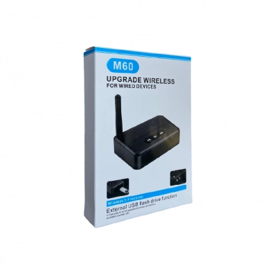 M60 Bluetooth Ses Alıcı | Kablolu Cihazı Kablosuza Dönüştürür