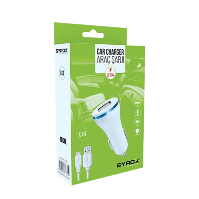 Syrox C44 Micro 2.0A Oto Şarj Aleti