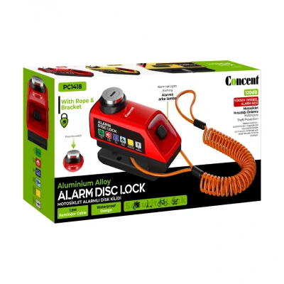 PC1418 Alarmlı Motosiklet Disk Kilidi