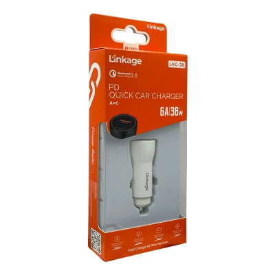 Linkage 6A 38W Hızlı PD Usb Oto Başlık