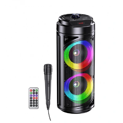 Blueseed BS-121 RGB Bluetooth Speaker 2 x 6.5" | Kablolu Mikrofon