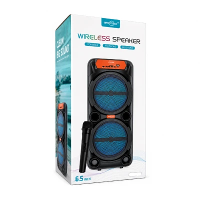 GTS-1880 Kablosuz Mikrofonlu Bluetooth Speaker | 6.5" 