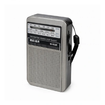 Meier M-9320 | M-9321 Şarjlı FM AM SW 3 Bandlı Analog El Radyosu