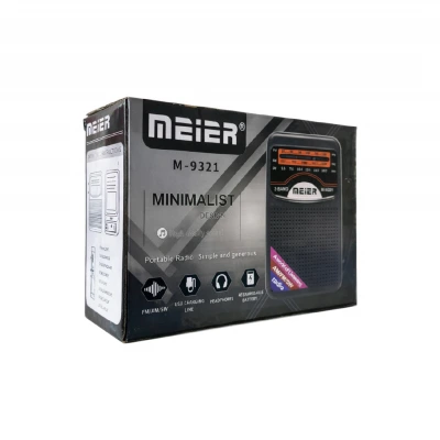 Meier M-9320 | M-9321 Şarjlı FM AM SW 3 Bandlı Analog El Radyosu