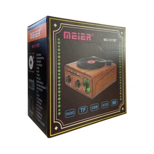 Meier MD-1317BT Bluetooth Speaker FM AM SW Radyo | Pikap Çalar Görünüm