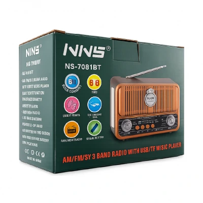 NNS NS-7081BT Nostalji Bluetooth Speaker