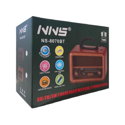 NNS NS-8070BT Nostalji Bluetooth Speaker
