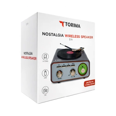 Torima D74 Bluetooth Speaker FM AM SW Radyo | Nostaljik Pikap