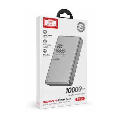 Earldom PD54 10000 mAh 15W Kablosuz | 20W PD Powerbank