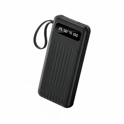 Jopus JP-P11 Urban Plus 10000 mAh Dijital Göstergeli Kablolu Powerbank | El Feneri