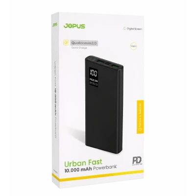 Jopus JP-P12 Urban Fast 10000 mAh Dijital Göstergeli PD 22.5W Powerbank