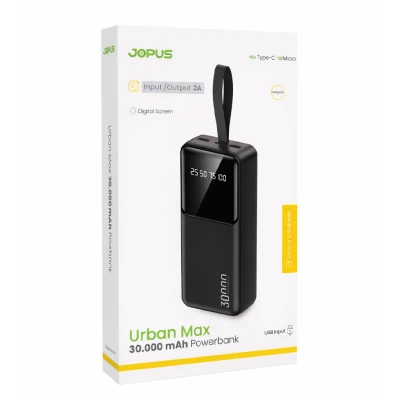 Jopus JP-P13 Urban Max 30000 mAh Dijital Göstergeli Powerbank