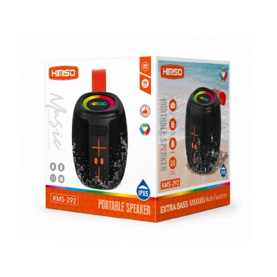 Kimiso KMS-292 RGB Mini Bluetooth Speaker 8W | IPX5 Su Geçirmez