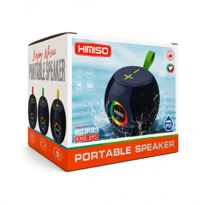 Kimiso KMS-295 RGB Mini Bluetooth Speaker 8W | IPX5 Su Geçirmez