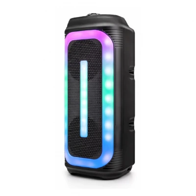 Kimiso QS-3627 | QS-3628 Bluetooth 2 x 4" RGB TWS Speaker | 2 x 10W | Çoklu Eşleştirme