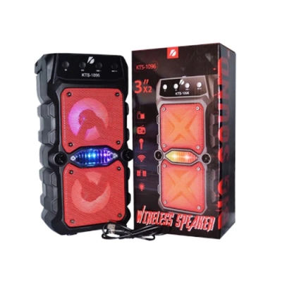 Kts-1096 Işıklı Bluetooth Speaker 3" x 2 Kts-1096 Işıklı Bluetooth Speaker 3" x 2