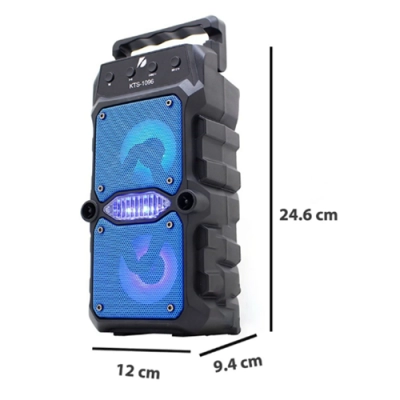 Kts-1096 Işıklı Bluetooth Speaker 3" x 2 Kts-1096 Işıklı Bluetooth Speaker 3" x 2