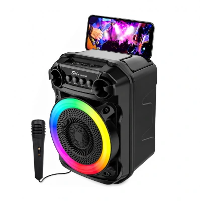 ZQS-6166 RGB Bluetooth Speaker 6.5" | Kablolu Mikrofon