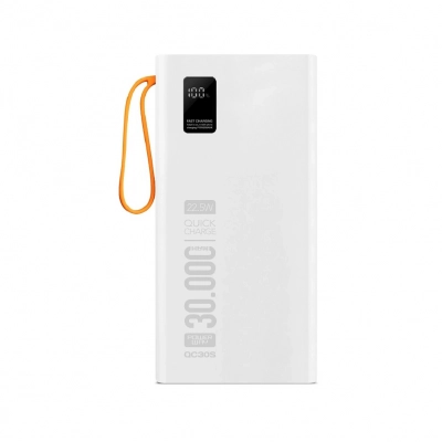 Powerway QC30S 22.5W 30000 mAh PD Kablolu Powerbank