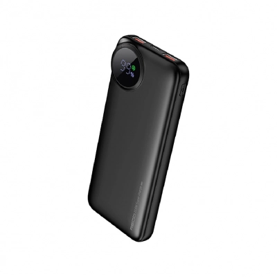 Recci RPB-P48 10000mAh 22.5W LCD Göstergeli Hızlı Şarj Özellikli Taşınabilir Powerbank