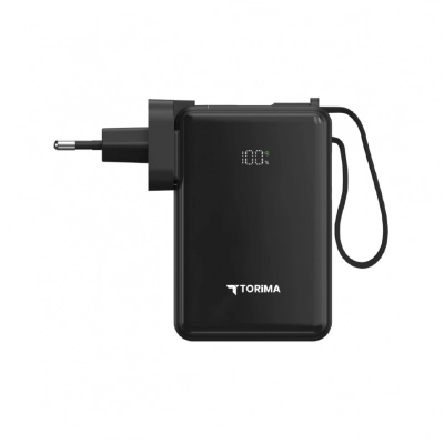 Torima Trm-1017 10000 mAh PD 22.5W Powerbank | 220V Priz Girişi |LCD Gösterge