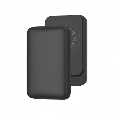 Wiwu Wi-P037 5000mAh Qi Şarj Teknolojili LED Işık Göstergeli Powerbank | Kablosuz Şarj