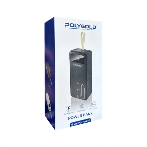Polygold PW250 50.000 mAh Powerbank | Dijital Gösterge