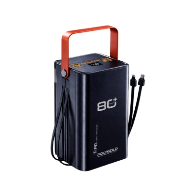 Polygold PW680 80000 mAh 22.5W Süper Hızlı Powerbank | Lcd Gösterge