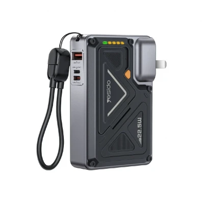 Yesido YP89 10000 mAh PD 22.5W Powerbank | 15W Magsafe Wireless Şarj | 220V Priz Girişi