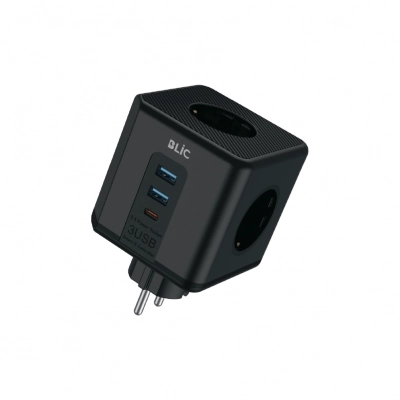 Blic FTR-09 Termal Akım Korumalı Priz | 3xPriz  2xUSB 1xPD