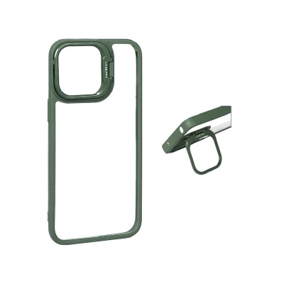 Samsung S23 Pencereli Stand Silikon Kılıf