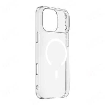 İphone 17 Pro Mika Sert Şeffaf Magsafe Kılıf | Sararmaz